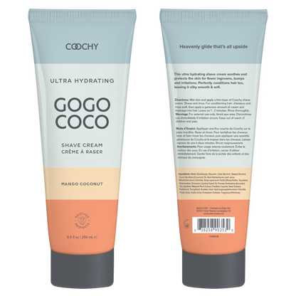 Coochy Ultra Hydrating Shave Cream Mango Coconut 8.5oz