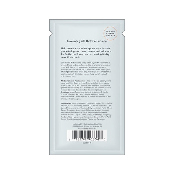 Coochy Ultra Hydrating Shave Cream Mango Coconut Sachet