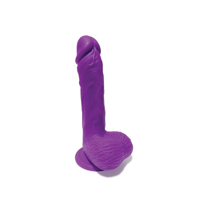 Nobu Rainbow DG6 Silicone Dong - PURPLE