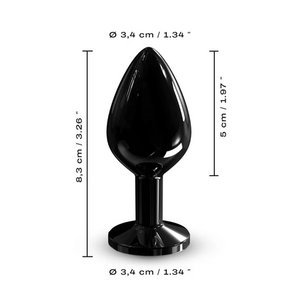 Dorcel Diamond Anal Plug BLACK M