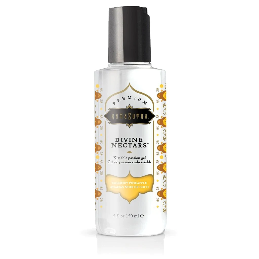 Kama Sutra Divine Nectars Flavored Body Glide Coconut Pineapple 5 fl oz