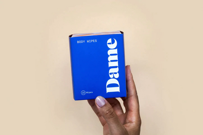 Dame Body Wipes Sachets 15 Count