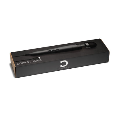 Doxy 3 USB-C Wand Massage Matte Black
