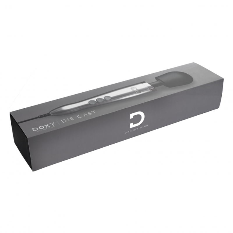 Doxy Die Cast Wand Massager - Brushed Metal