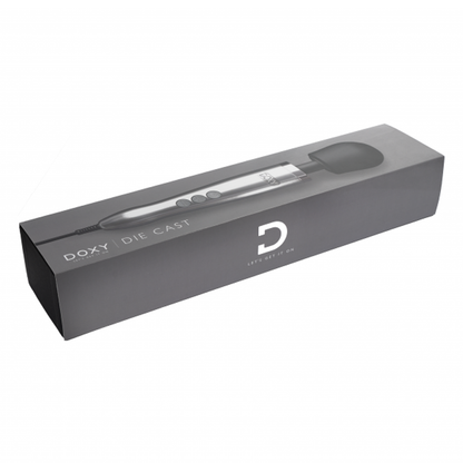 Doxy Die Cast Wand Massager - Brushed Metal