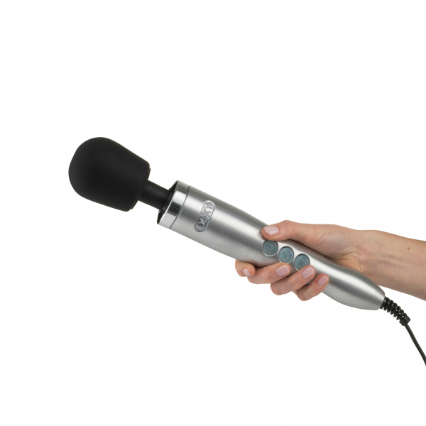 Doxy Die Cast Wand Massager - Brushed Metal