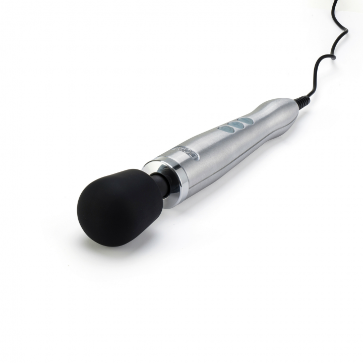 Doxy Die Cast Wand Massager - Brushed Metal