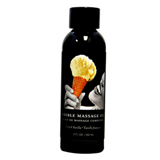 Earthly Body Edible Massage Oil Vanilla 2 fl oz / 60 ml
