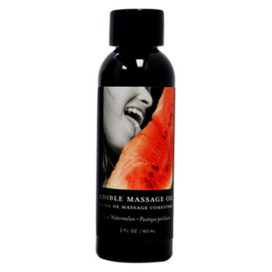 Earthly Body Watermelon Edible Massage Oil 2 fl oz / 60 ml