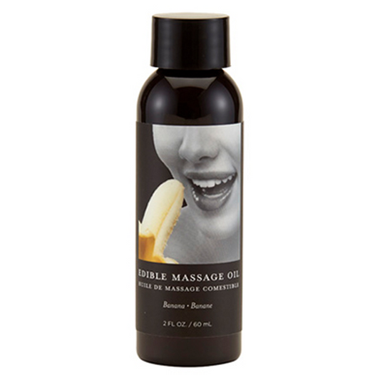 Earthly Body Banana Edible Massage Oil 2 fl oz / 60 ml