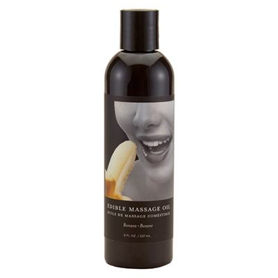 Earthly Body Banana Edible Massage Oil 8 fl oz / 237 ml