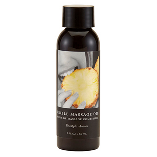 Earthly Body Pineapple Edible Massage Oil 2 fl oz / 60 ml