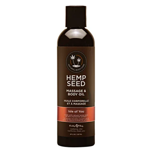 Earthly Body Hemp Seed Massage Oil Isle Of You 8 fl oz / 237 ml