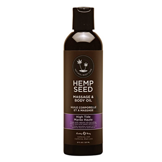 Earthly Body Hemp Seed Massage Oil High Tide 8 oz