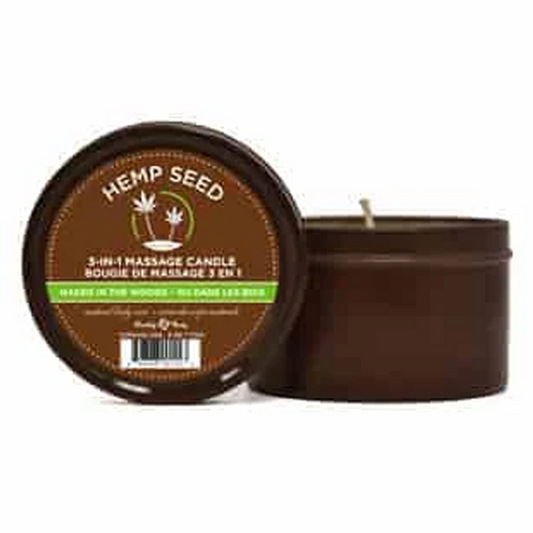 Earthly Body 3-in-1 Massage Candle Naked in the Woods 6 oz / 170 g