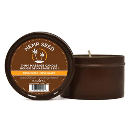 Earthly Body 3-in-1 Massage Candle Dreamsicle 6 oz / 170 g