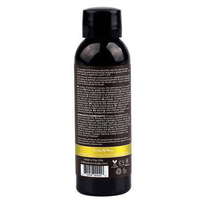 Earthly Body Hemp Seed Massage Oil Nag Champa 2 fl oz / 60 ml