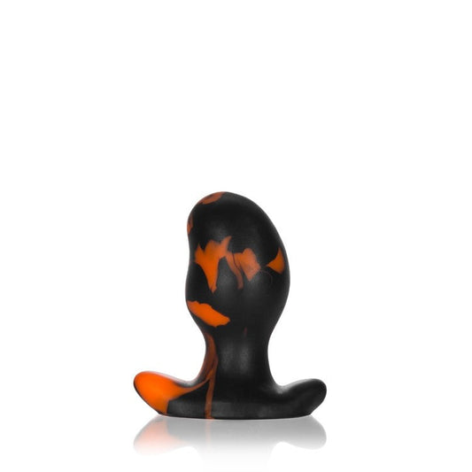 OxBalls Ergo Orange Swirl Butt Plug - Small
