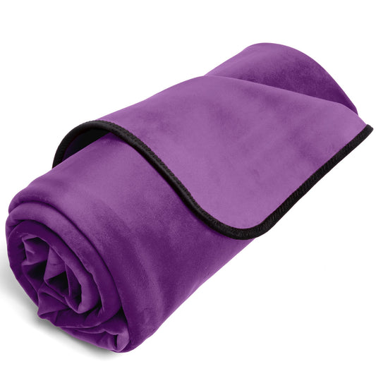 Liberator Fascinator Throw Travel Size Purple