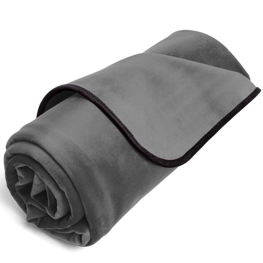 Liberator Fascinator Throw Travel Size Grey