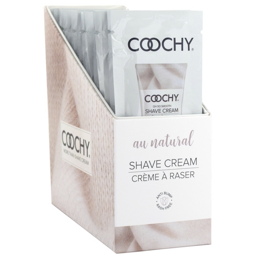 Coochy Shave Cream AU Natural 24pcs set