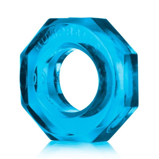 Oxballs Screwballs Cock Ring - Ice Blue