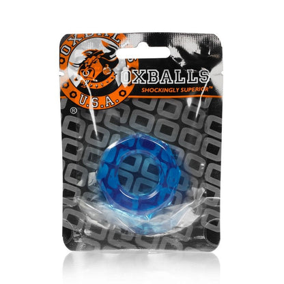Oxballs Screwballs Cock Ring - Ice Blue