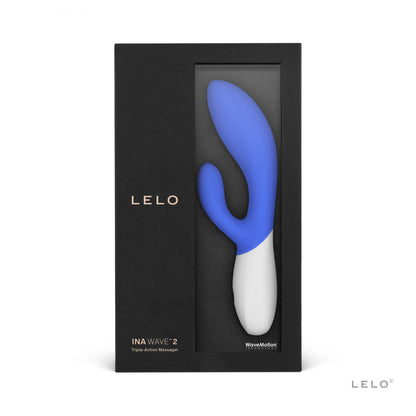 Lelo Ina Wave 2 Rabbit Vibrator California Sky