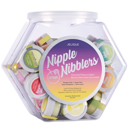 Jelique Products Nipple Nibblers Cocktail Pleasure Balm Assorted 36 pcs