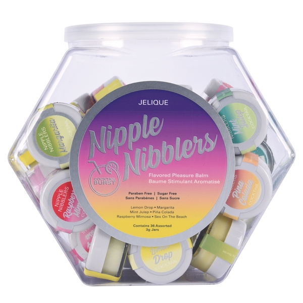 Jelique Products Nipple Nibblers Cocktail Pleasure Balm Assorted 36 pcs
