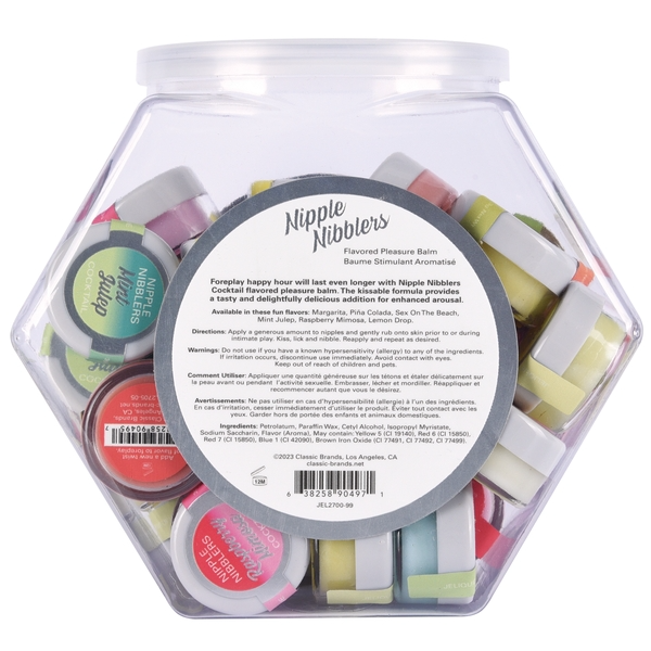 Jelique Products Nipple Nibblers Cocktail Pleasure Balm Assorted 36 pcs