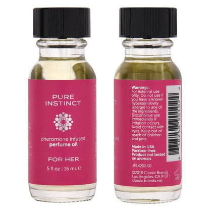 Pure Instinct Pheromone Perfume Oil For Her .5oz | 15mL