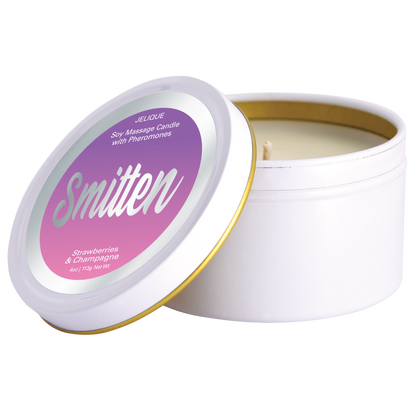 Jelique Massage Candle Smitten Strawberries & Champagne 4oz | 113g
