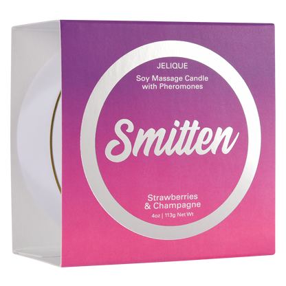 Jelique Massage Candle Smitten Strawberries & Champagne 4oz | 113g