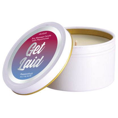 Jelique Get Laid Passion Fruit Massage Candle 4oz | 113g