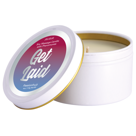 Jelique Get Laid Passion Fruit Massage Candle 4oz | 113g