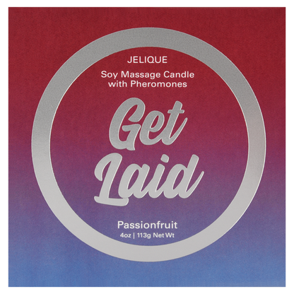 Jelique Get Laid Passion Fruit Massage Candle 4oz | 113g