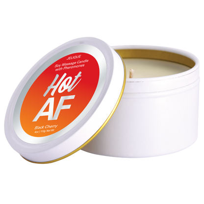 Jelique Hot AF Black Cherry Massage Candle 4oz | 113g