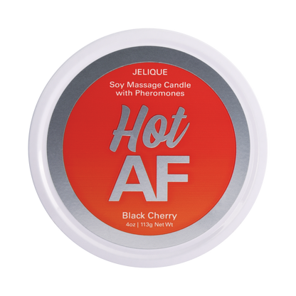 Jelique Hot AF Black Cherry Massage Candle 4oz | 113g