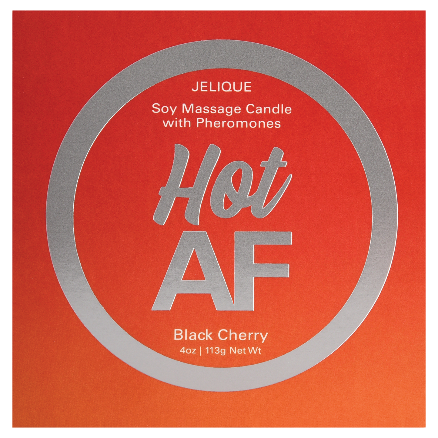 Jelique Hot AF Black Cherry Massage Candle 4oz | 113g