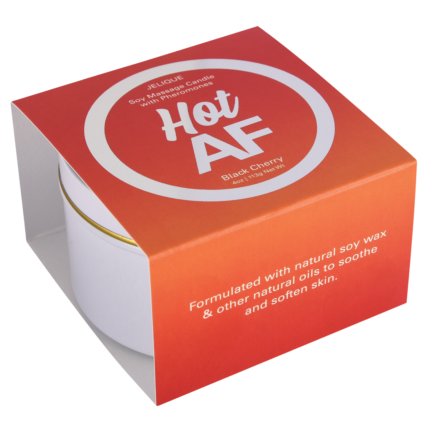 Jelique Hot AF Black Cherry Massage Candle 4oz | 113g