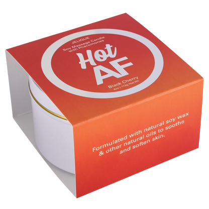Jelique Hot AF Black Cherry Massage Candle 4oz | 113g