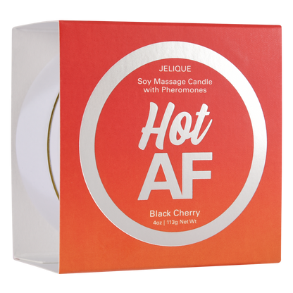 Jelique Hot AF Black Cherry Massage Candle 4oz | 113g