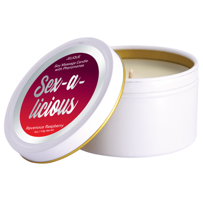 Jelique Sex-A-Licious Ravenous Raspberry Massage Candle