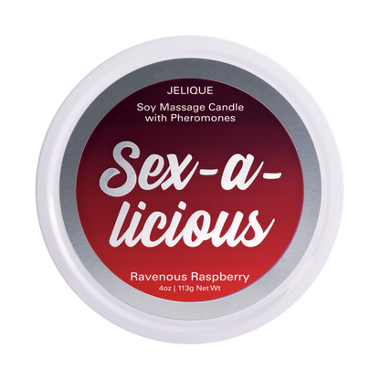 Jelique Sex-A-Licious Ravenous Raspberry Massage Candle