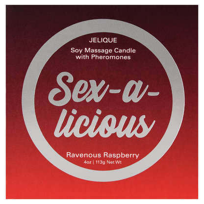 Jelique Sex-A-Licious Ravenous Raspberry Massage Candle