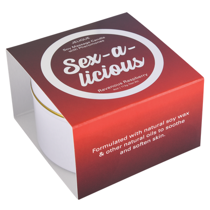Jelique Sex-A-Licious Ravenous Raspberry Massage Candle