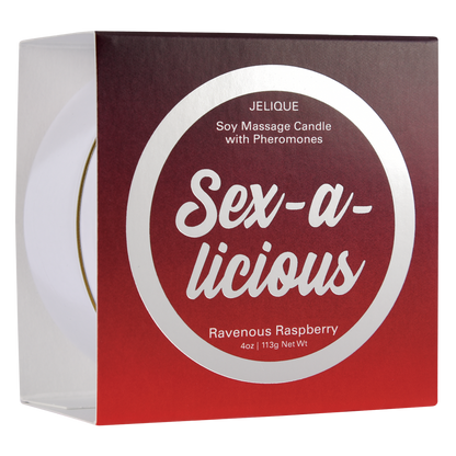 Jelique Sex-A-Licious Ravenous Raspberry Massage Candle