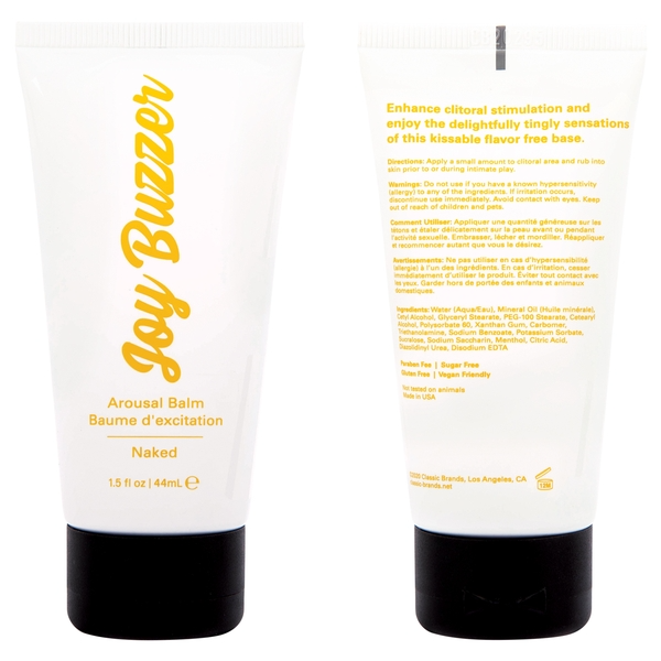 Jelique Joy Buzzer Naked Arousal Balm 1.5oz | 44mL