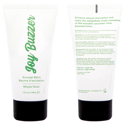Jelique Joy Buzzer Mojito Twist Arousal Balm 1.5oz | 44mL